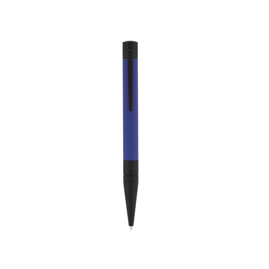 Stylo plume ST Dupont Ligne D INITIAL chrome bleu requin, shark blue mat